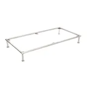 Steelite DW073124113SS Riser, 24" W x 11" D x 3" H, 18/10 Stainless, Up to 4" Height 1 image