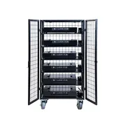 Steelite DWPELINPCCART6 Cart - 26 L, 18.13" W x 53.25" H, Iron, Fits 6 PowerCell Induction Units 2 image