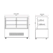 Marchia MB48-B 48" Refrigerated Bakery Display Case 6 image