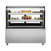 Marchia MB48 48" Curved Glass Refrigerated Bakery Display Case 3 image
