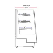Marchia TMB25 26" Refrigerated Bakery Display Case 10 image