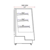 Marchia TMB48 47" Refrigerated Bakery Display Case 6 image