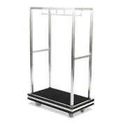 Forbes Industries 2505DB-SS Specialty Luggage Cart, Polished Stainless Steel 1 image