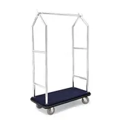 Forbes Industries 2543-SS Specialty Luggage Cart w/ Carpeted Deck 1 image