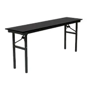 Forbes Industries 600-1896B-### 600 Series Training Folding Table, Rectangular, 18" x 96" x 30"H, Laminate Surface, Plywood Core 1 image