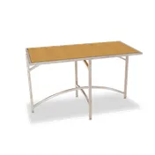 Forbes Industries 7039L-42 EcoFlex Elite Lam Series Folding Table, Rectangle, 60"L x 30"W x 42"H, Collapsible, Reversible Laminate Top 1 image