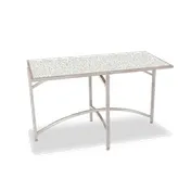 Forbes Industries 7039T-30 EcoFlex Elite Trend Series Folding Table, Rectangle, 60"L x 30"W x 30"H, Trend Glass/Stone Top 1 image
