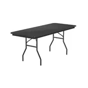 Forbes Industries ABS1872##-SWBL Training Folding Table, 18"W x 72"D x 30"H, Rectangular 1 image