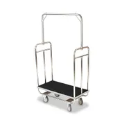 Forbes Industries H1210-5C Economy Chrome Plated Luggage Cart 1 image