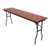 Forbes Industries LS302496-MX#-### Maxx Edge Banquet Folding Table, Rectangular 24" x 96" x 30"H, Laminate Surface, Plywood Core 1 image