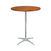 Forbes Industries LS4224RD-### Bar Height Indoor Classic Laminate Series Round Pedestal Table 1 image