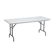Forbes Industries PT3072-PL Polylite Banquet Folding Table, Rectangular 30" x 72" x 30"H, Polyethylene Surface, Steel Frame 1 image