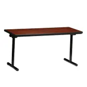 Forbes Industries REV2472MXE####-T#### Revolution Training Folding Table, 24" x 72" x 30"H, High-Pressure Laminate Surface, Locking T-Leg 1 image
