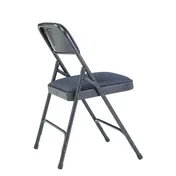 National Public Seating 2204 Nps 2200 Series Deluxe Fabric Upholstered Folding Chair - Pack of 4 2 image