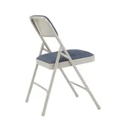National Public Seating 2205 Nps 2200 Series Deluxe Fabric Upholstered Folding Chair w/ 480 lbs Capacity - Pack of 4 2 image
