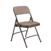 National Public Seating 2207 Nps 2200 Series Deluxe Fabric Upholstered Folding Chair w/ 480 lbs Capacity - Pack of 4 1 image