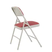 National Public Seating 2208 Nps 2200 Series Deluxe Fabric Upholstered Folding Chair w/ 480 lbs Capacity - Pack of 4 2 image