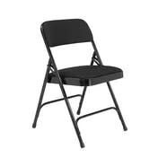 National Public Seating 2210 Nps 2200 Series Deluxe Fabric Upholstered Folding Chair w/ 480 lbs Capacity - Pack of 4 1 image