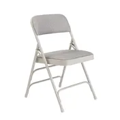 National Public Seating 2302 2300 Series Premium Folding Chair w/ Deluxe Fabric Upholstered Waterfall Seat and Contour Back - Pack of 4 1 image