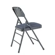 National Public Seating 2304 NPS 2300 Series Premium Folding Chair w/ 480 Ib. Weight Capacity - Pack of 4 2 image