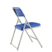 National Public Seating 805 NPS 800 Series Premium Lightweight Blue Plastic Folding Chair (Pack of 4) 2 image