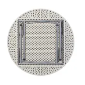 National Public Seating BT48R NPS 48" Heavy Duty Round Folding Table, Speckled Grey 2 image
