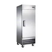 Hurakan HKN-GXE23F1E 29" One Solid Door Reach-In Freezer, Bottom Mounted, 23.06 cu. ft. 1 image