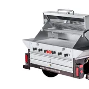Crown Verity CV-TG-2 69" Towable Gas Commercial Outdoor Grill, 99.000 BTU 2 image