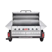 Crown Verity CV-TG-2 69" Towable Gas Commercial Outdoor Grill, 99.000 BTU 3 image