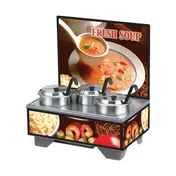 Vollrath 720201103 Cayenne 72020 Full Size Rethermalizing Model 1220 Soup Merchandiser Base 1 image