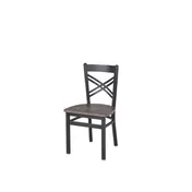BFM Seating 2130CRCR-SB Indoor Akrin Chair, Black 1 image