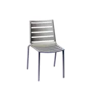 BFM Seating DV450TS South Beach Stacking Side Chair, Aluminum Back & Seat 1 image