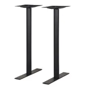 BFM Seating LP-0024RT Metal Uptown Table Base Set 1 image