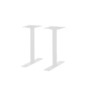 BFM Seating LP-0024RWH Metal Uptown Table Base Set 1 image