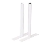 BFM Seating LP-0024RWHT Metal Uptown Table Base Set 2 image