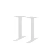 BFM Seating LP-0024SQWH Metal Uptown Table Base Set 1 image