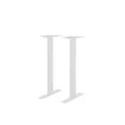 BFM Seating LP-0024SQWHT Metal Uptown Table Base Set 1 image