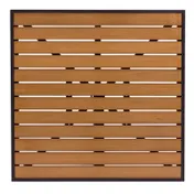 BFM Seating PH3232TKBLU Longport Table Top, 32" X 32", Square, Synthetic Teak 1 image
