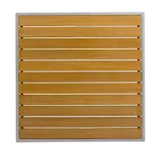 BFM Seating PH3232TKSVU Longport Table Top, 32" X 32", Square, Synthetic Teak 1 image