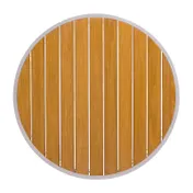 BFM Seating PH36RTKSVU Longport Table Top, 34" Dia., Round, Synthetic Teak 1 image
