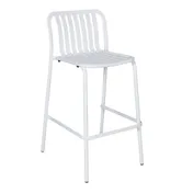 BFM Seating PHKWBS-WH Aluminum Key West Stacking Bar Stool 1 image