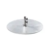 BFM Seating UBG24RSM Umbrella Base, 24" Dia. Base Plate, Round, 70 Lbs. 1 image