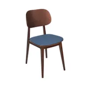 BFM Seating ZWC22DWRG4-DW Indoor Emma Chair with Wood Back 1 image