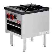 Iron Range IRSP-1B 18" Gas Stock Pot Range w/ (1) Three-Ring Cast Iron Burner, 80.000 BTU 2 image
