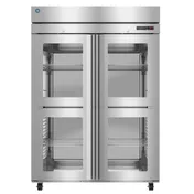 Hoshizaki HC2A-HGE-HGE Pass-Thru Heated Holding Cabinet, Half Glass Doors, 2-Section 1 image