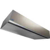 Superior Hoods HEAT-MUA48-6 Condensate Hood, 6' x 48" x 18", Type II Heat & Steam Extraction, 18-Gauge 430 SS #3 Polish, NSF Listed 1 image