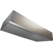 Superior Hoods HEAT48-6 Condensate Hood, 6 ft x 48 in x 18 in, Heat & Steam Extraction, 430 SS, NSF Listed 1 image