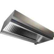 Superior Hoods VSSD48-16 Exhaust Hood, 16" L x 48" D, Type 1, 18-Gauge 430 SS, NSF Listed, NFPA96 Compliant 1 image
