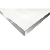 Forbes Industries 3209WDK Wedlok Portable Dance Floor Set, 10'x10', White Acrylic, Aluminum Frame 1 image