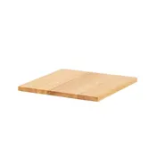 Steelite 7369MW504 Configurable Buffet Table, Square Top, 9.5x9.5x0.625, Spire Blonde Creations, Wood, 1 Per Case 1 image